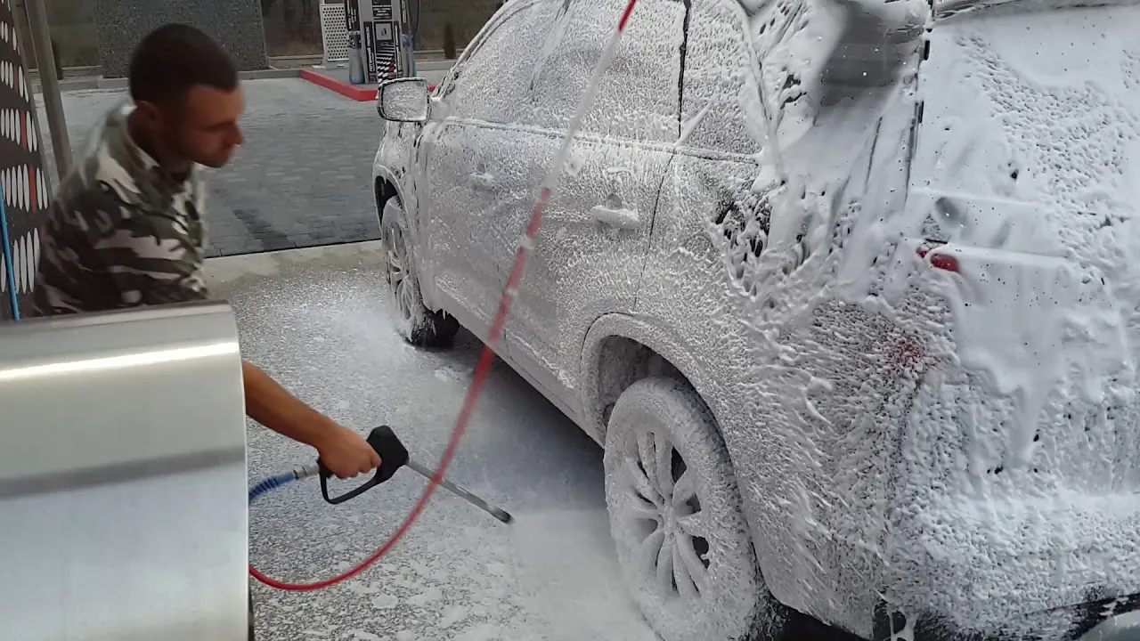 Пена для мойки самообслуживания